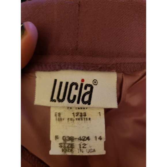 Vintage Mauve Pencil Skirt - Picture 4 of 4